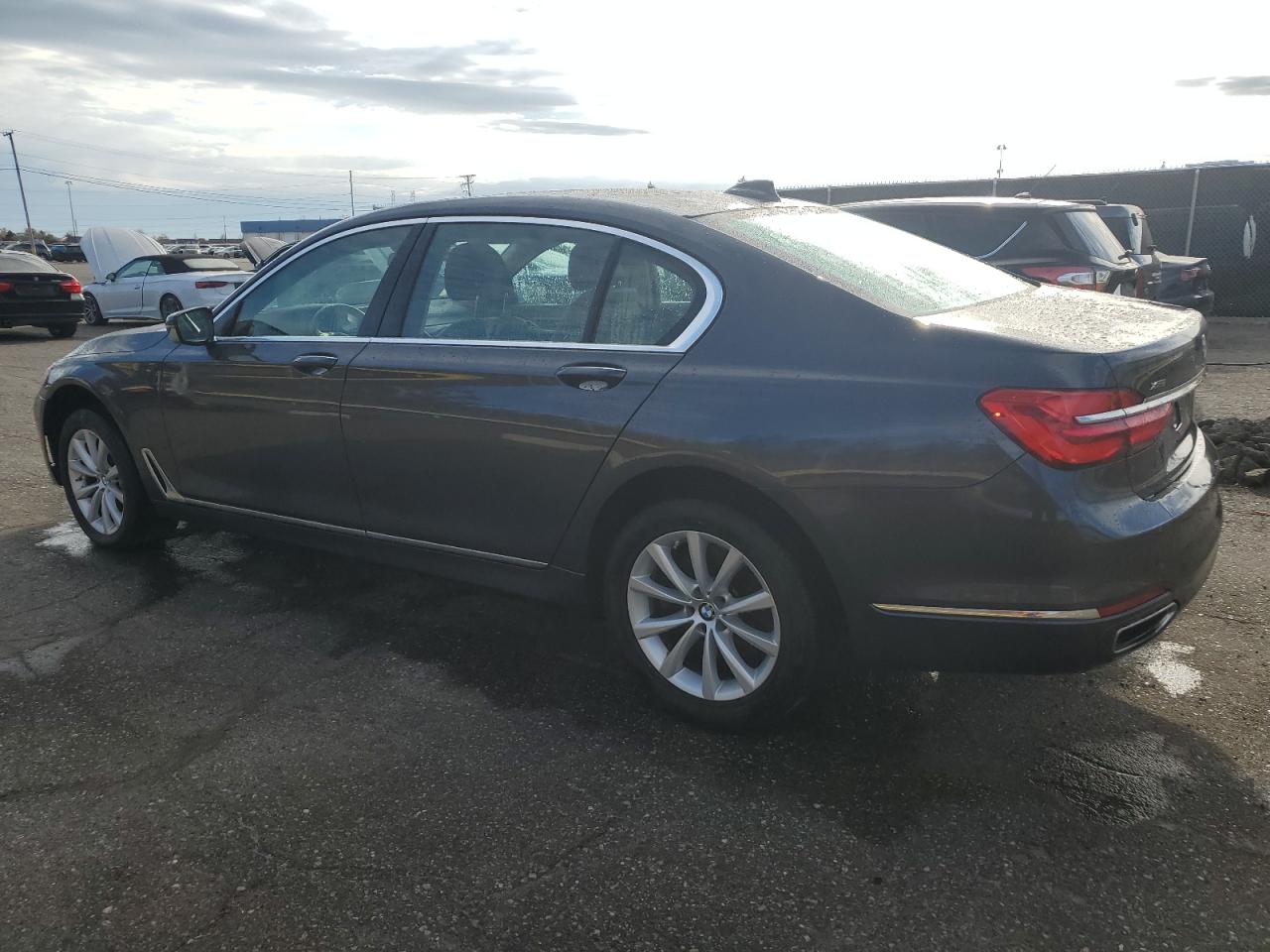 2018 BMW 740 Xi grey null gas WBA7E4C54JGV23896 photo #3