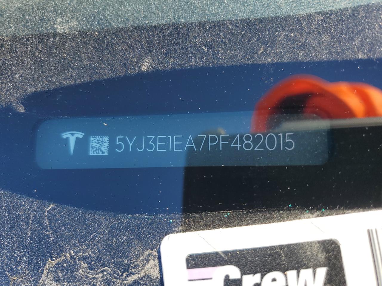 2023 Tesla Model 3 VIN: 5YJ3E1EA7PF482015 Lot: 91160205