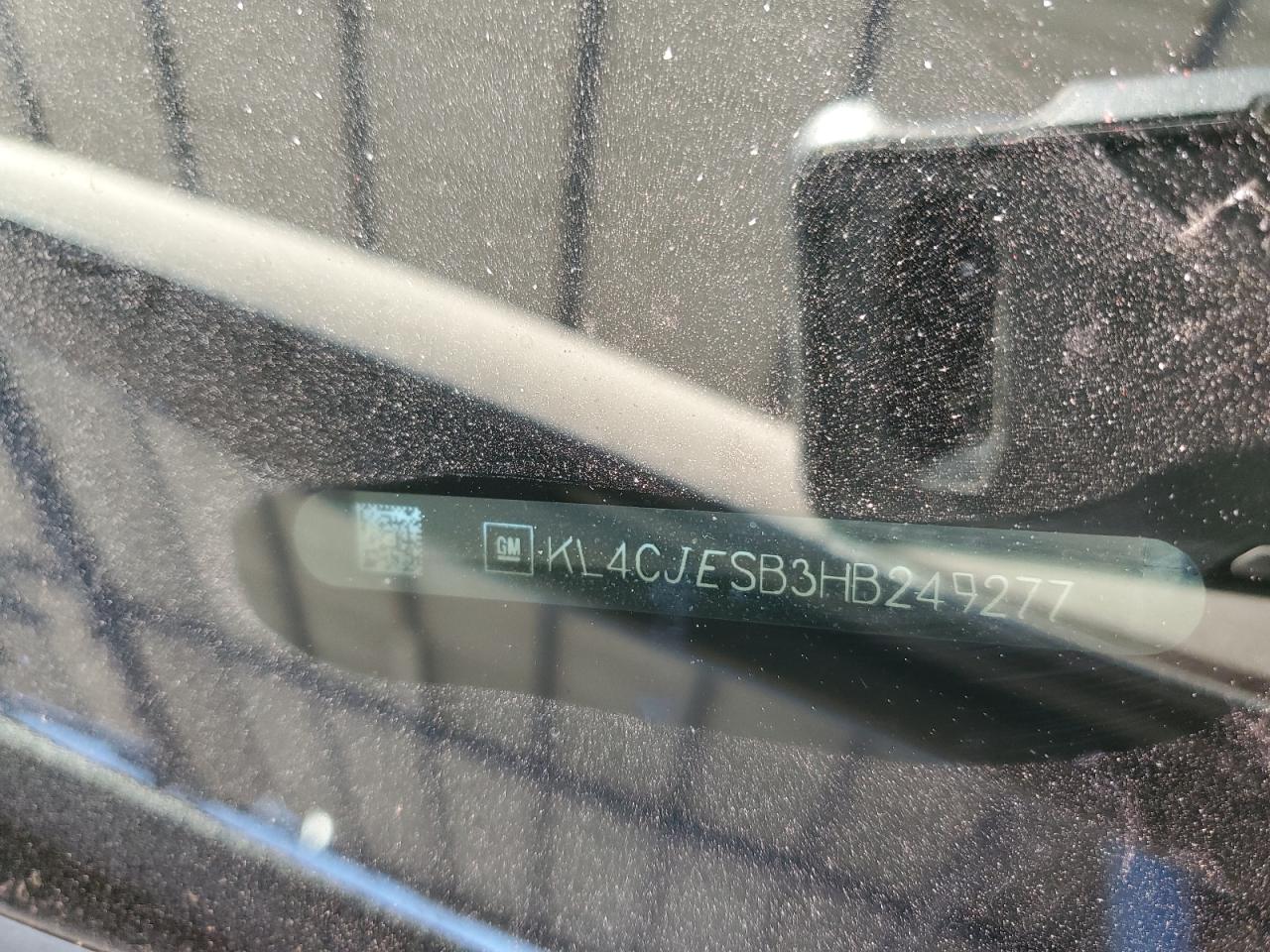 2017 Buick Encore Preferred VIN: KL4CJESB3HB249277 Lot: 91300625