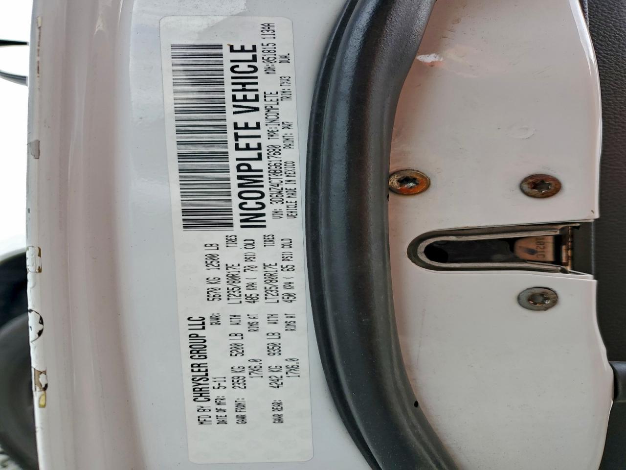 2011 Dodge Ram 3500Cc Dump Truck VIN: 3D6WZ4CT0BG617680 Lot: 91088655