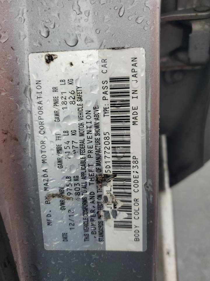 2013 Mazda 3 I VIN: JM1BL1UP5D1772085 Lot: 93097875