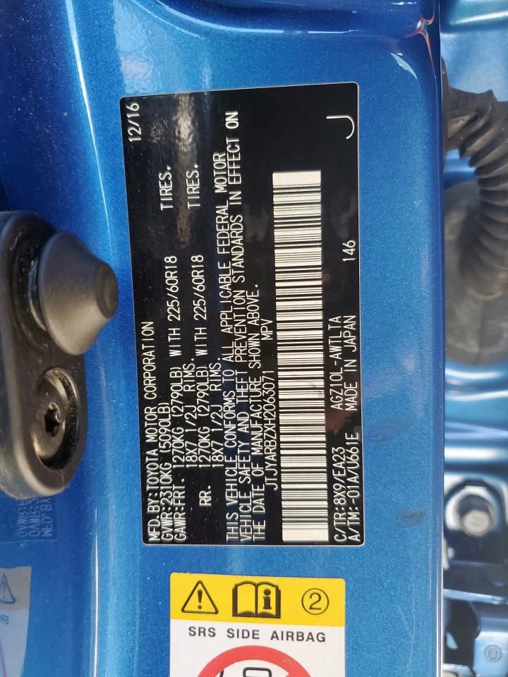 2017 Lexus Nx 200T Base VIN: JTJYARBZXH2063071 Lot: 92898225