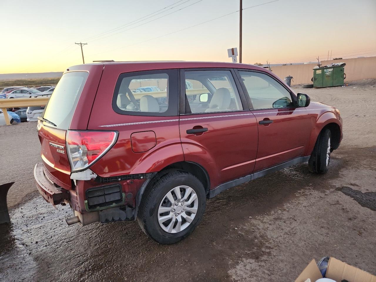 2010 Subaru Forester 2.5X red null gas JF2SH6AC5AH739351 photo #4