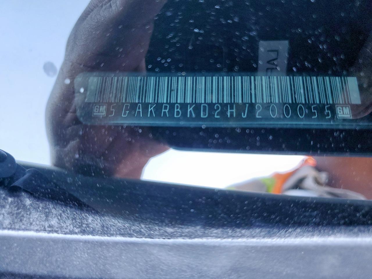 2017 Buick Enclave VIN: 5GAKRBKD2HJ200055 Lot: 91187365