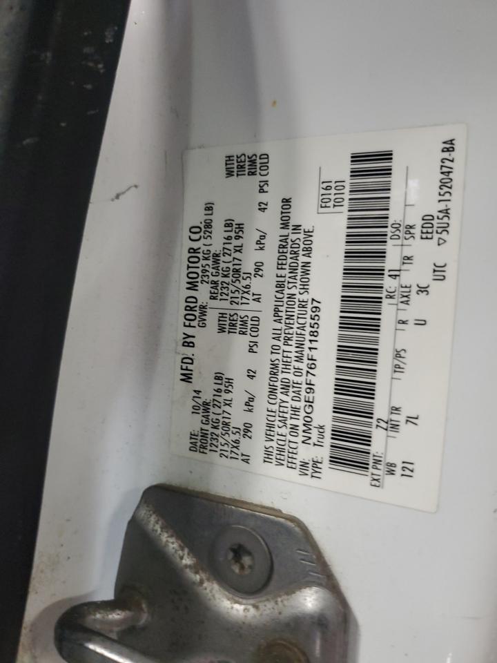 2015 Ford Transit Connect Xlt VIN: NM0GE9F76F1185597 Lot: 92923445