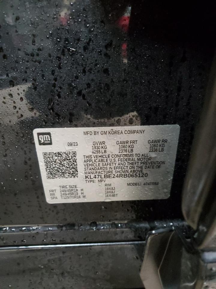 2024 Buick Envista Sport Touring VIN: KL47LBE24RB065120 Lot: 91207265