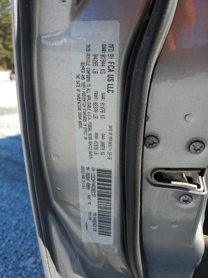 2016 Dodge Dart Sxt Sport VIN: 1C3CDFFAXGD823157 Lot: 91370425