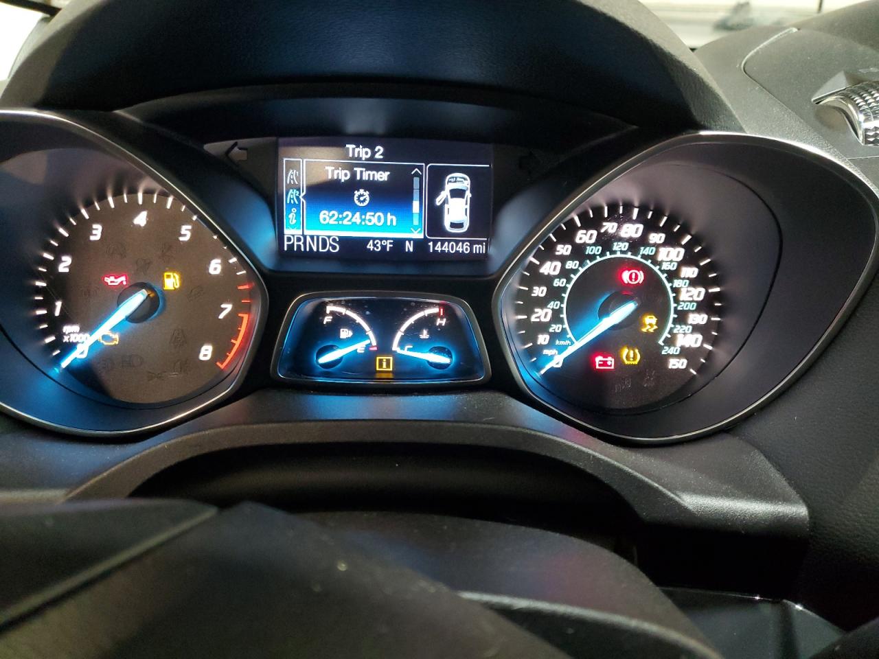 2013 Ford Escape Titanium VIN: 1FMCU9J97DUA26544 Lot: 91694585