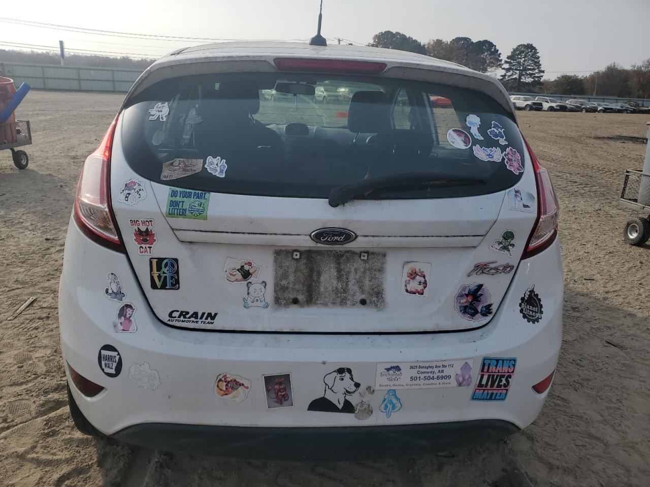 2017 Ford Fiesta S VIN: 3FADP4TJ9HM155671 Lot: 93372815