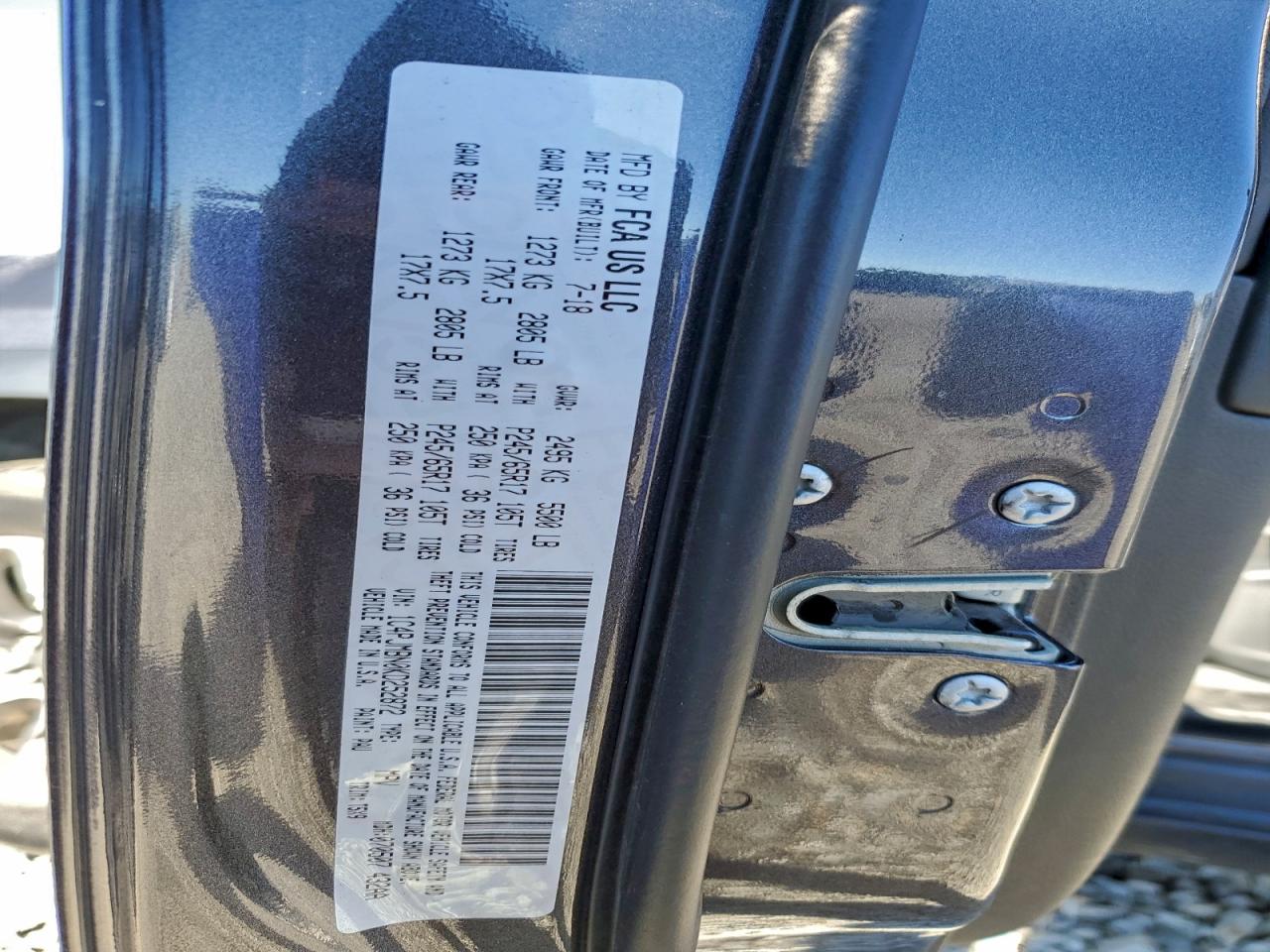 2019 Jeep Cherokee Trailhawk VIN: 1C4PJMBN0KD252872 Lot: 94317175