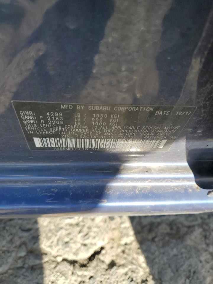 2018 Subaru Impreza Premium VIN: 4S3GTAB66J3716012 Lot: 91843255