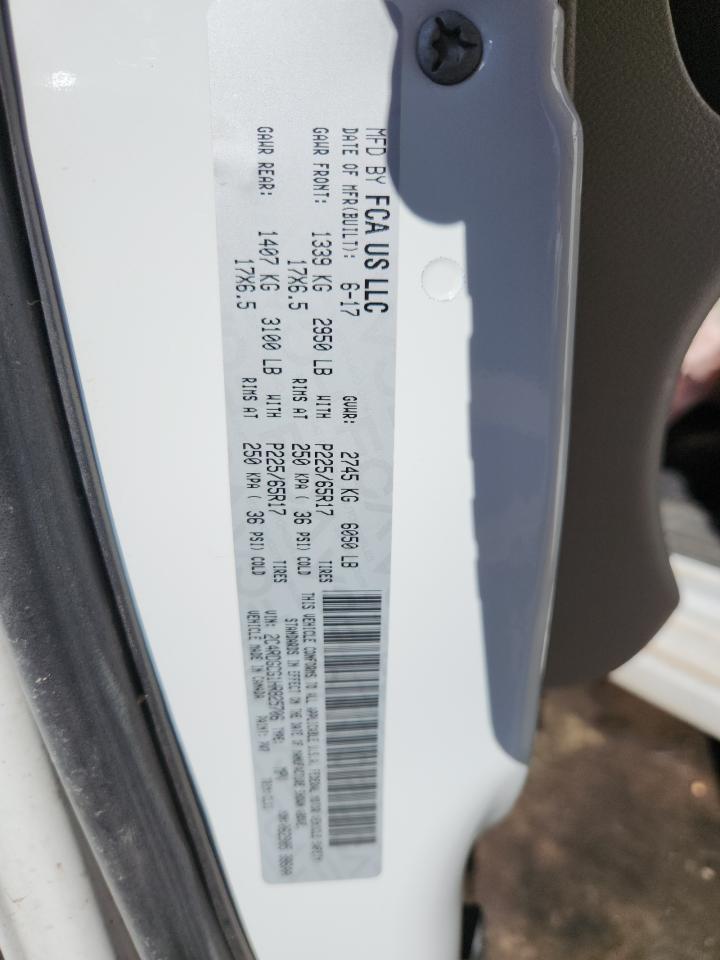 2017 Dodge Grand Caravan Sxt VIN: 2C4RDGCG1HR825706 Lot: 92946245