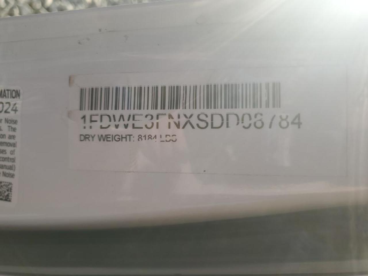 2025 Ford E350 Utility / Service Truck VIN: 1FDWE3FNXSDD08784 Lot: 91713945