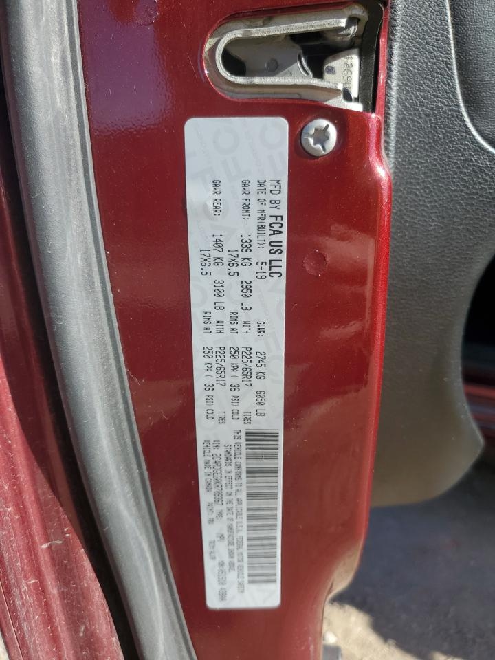 2019 Dodge Grand Caravan Gt VIN: 2C4RDGEG0KR709367 Lot: 90512245