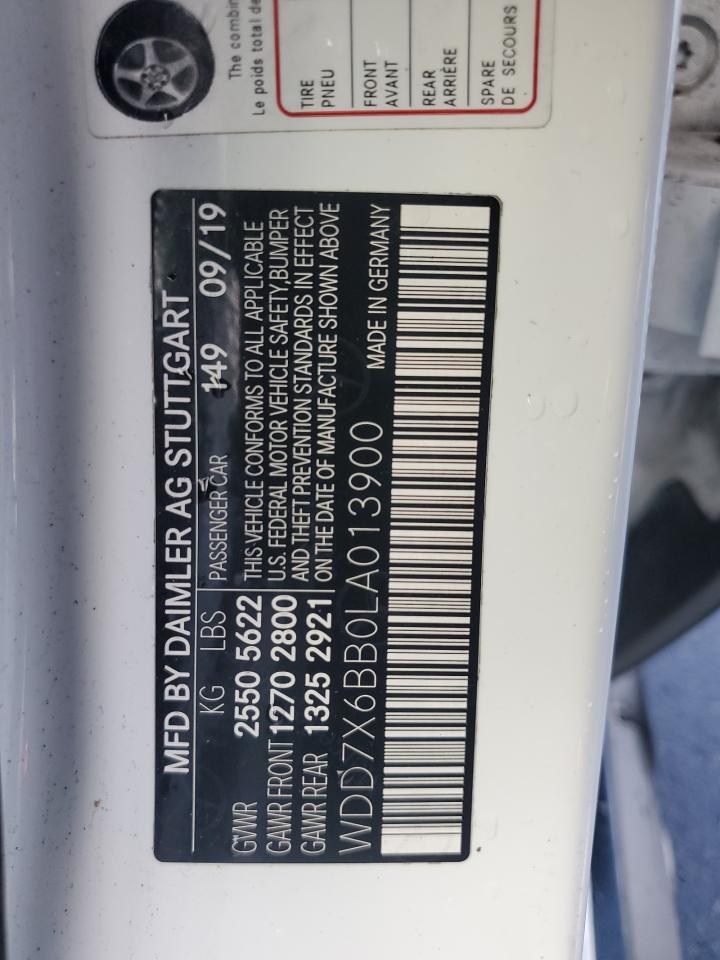 2020 Mercedes-Benz Amg Gt 53 VIN: WDD7X6BB0LA013900 Lot: 90883465