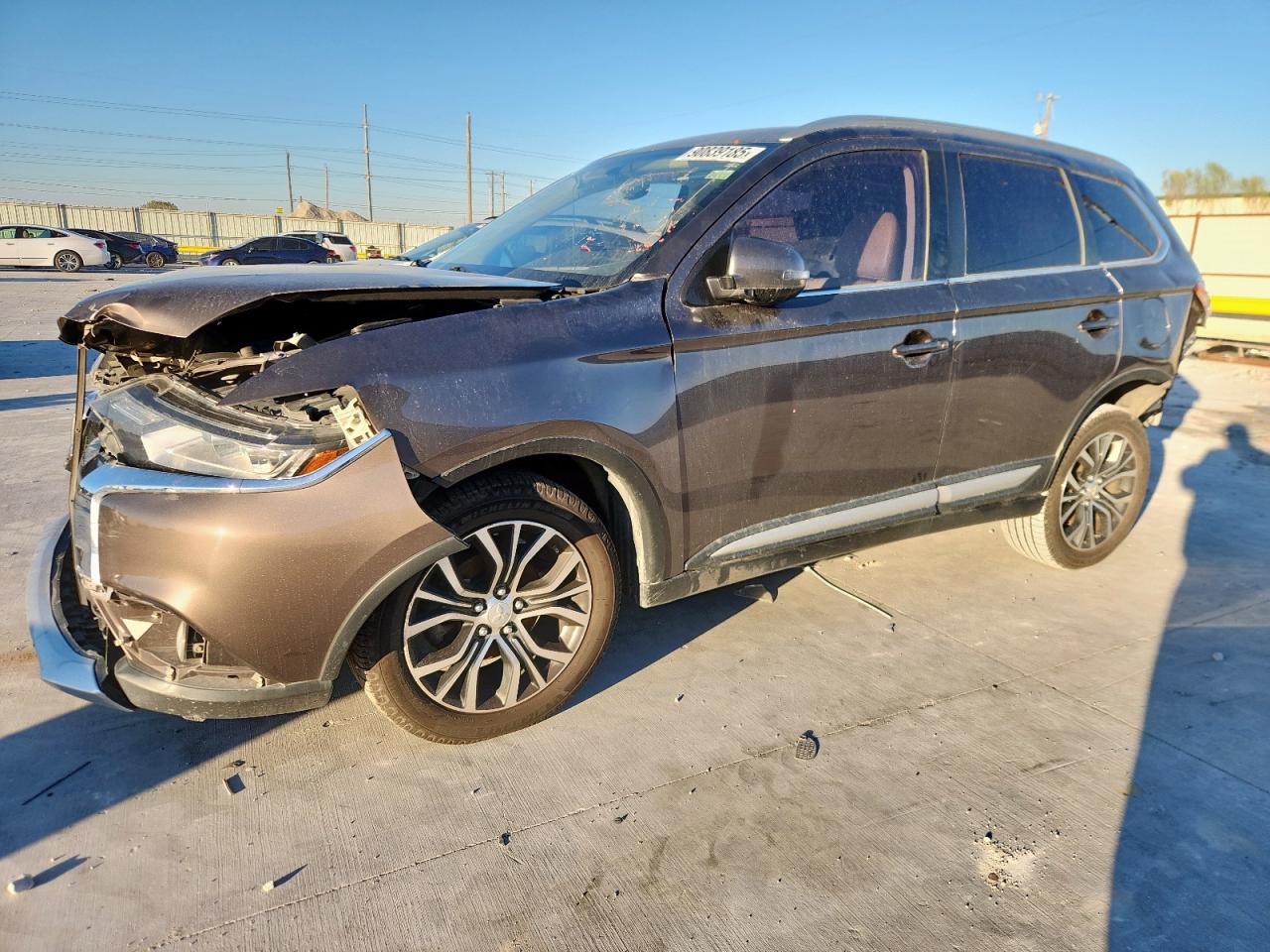 2017 Mitsubishi Outlander Se grey null gasoline JA4AD3A35HZ001990 photo #1