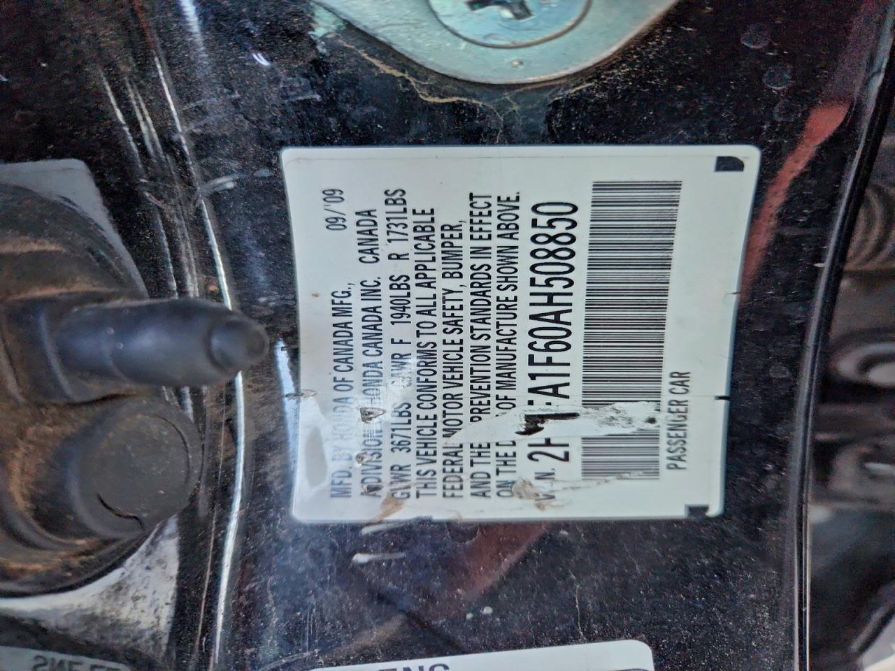 2010 Honda Civic Lx-S VIN: 2HGFA1F60AH508850 Lot: 94063025