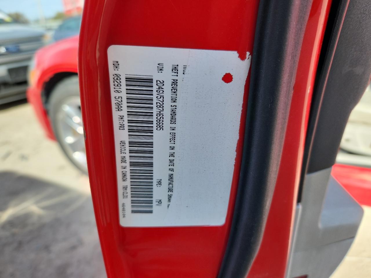 2007 Dodge Magnum R/T VIN: 2D4GV57287H656685 Lot: 90804555