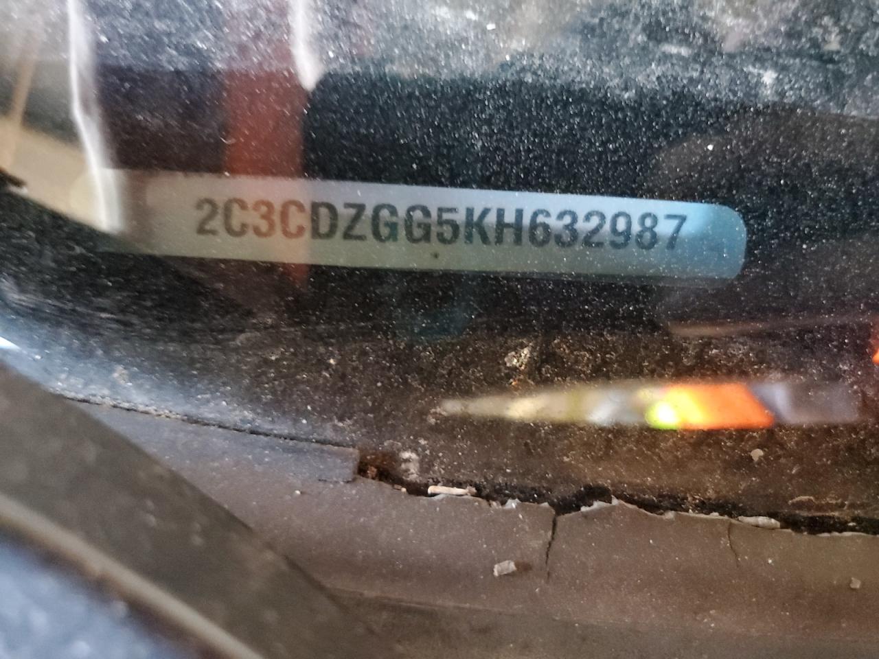 2019 Dodge Challenger Sxt VIN: 2C3CDZGG5KH632987 Lot: 82766765