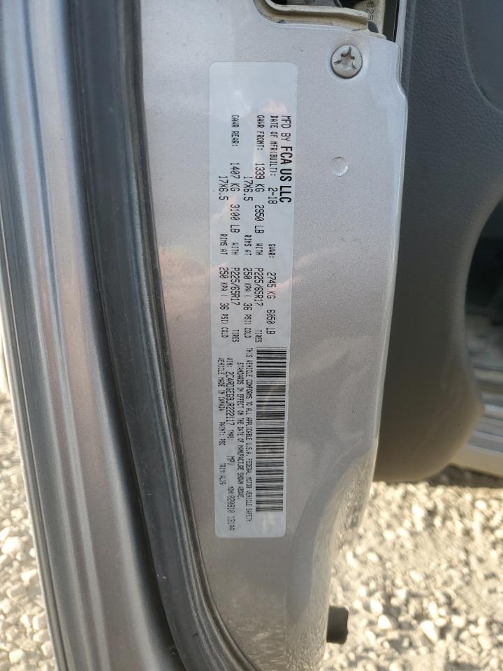 2018 Dodge Grand Caravan Gt VIN: 2C4RDGEG9JR222117 Lot: 91106575