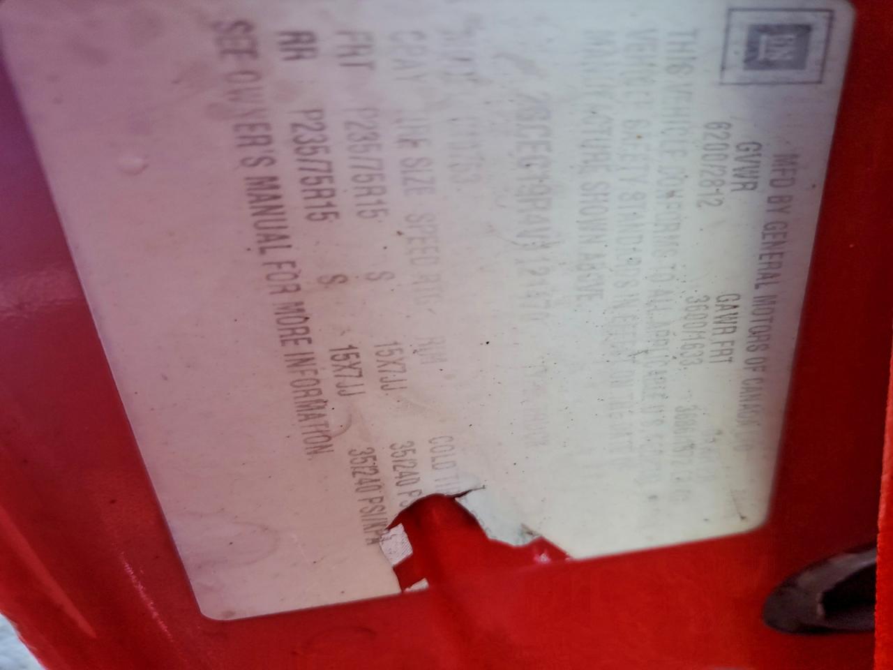 1997 Chevrolet Gmt-400 C1500 VIN: 2GCEC19R4V1121470 Lot: 93844795