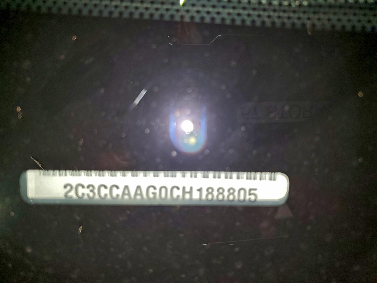 2012 Chrysler 300 VIN: 2C3CCAAG0CH188805 Lot: 94397335