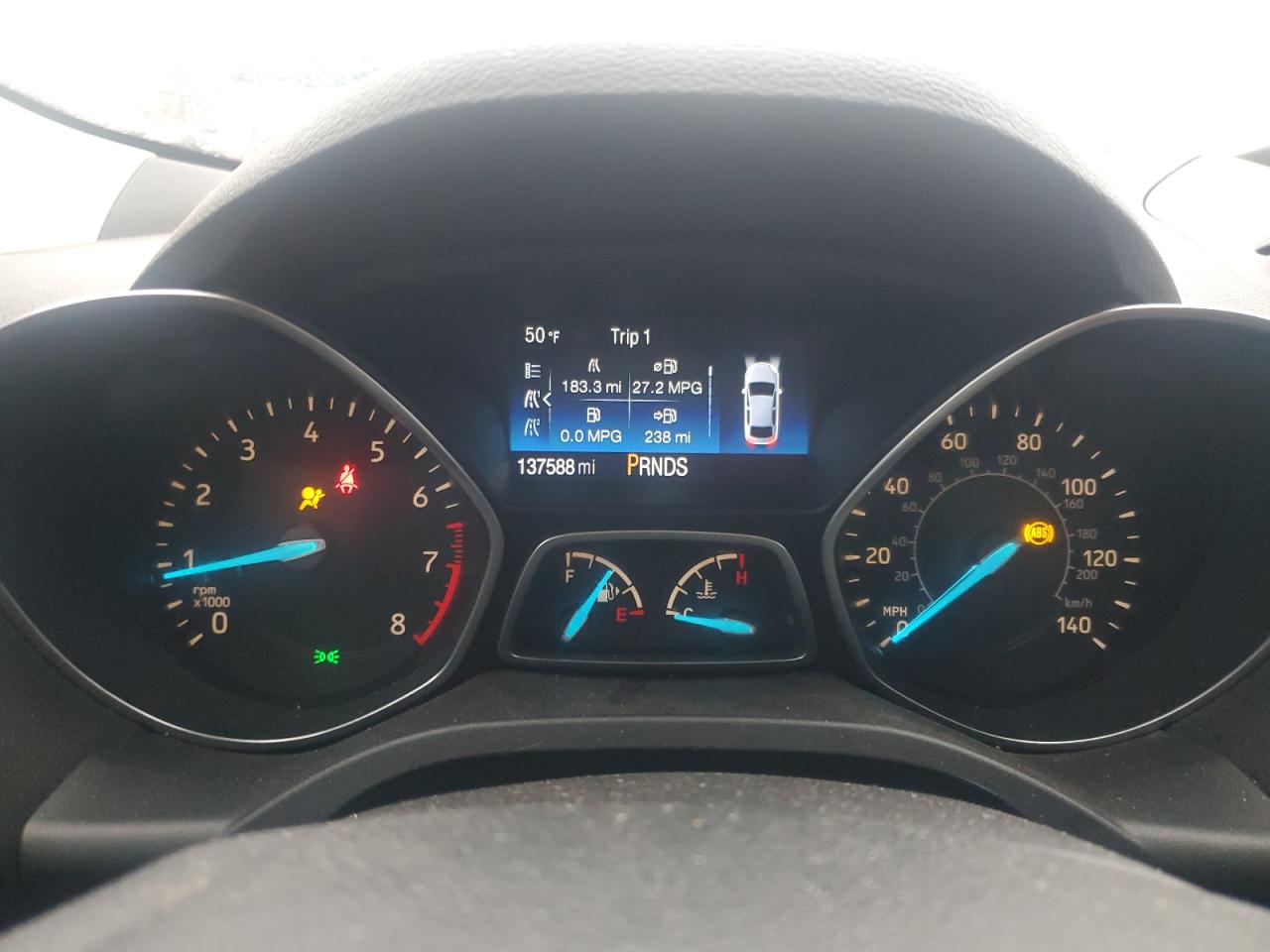 2017 Ford Escape S VIN: 1FMCU0F78HUC02896 Lot: 91971235