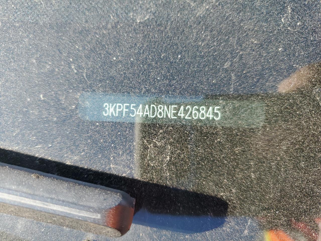 2022 Kia Forte Gt Line VIN: 3KPF54AD8NE426845 Lot: 92455665