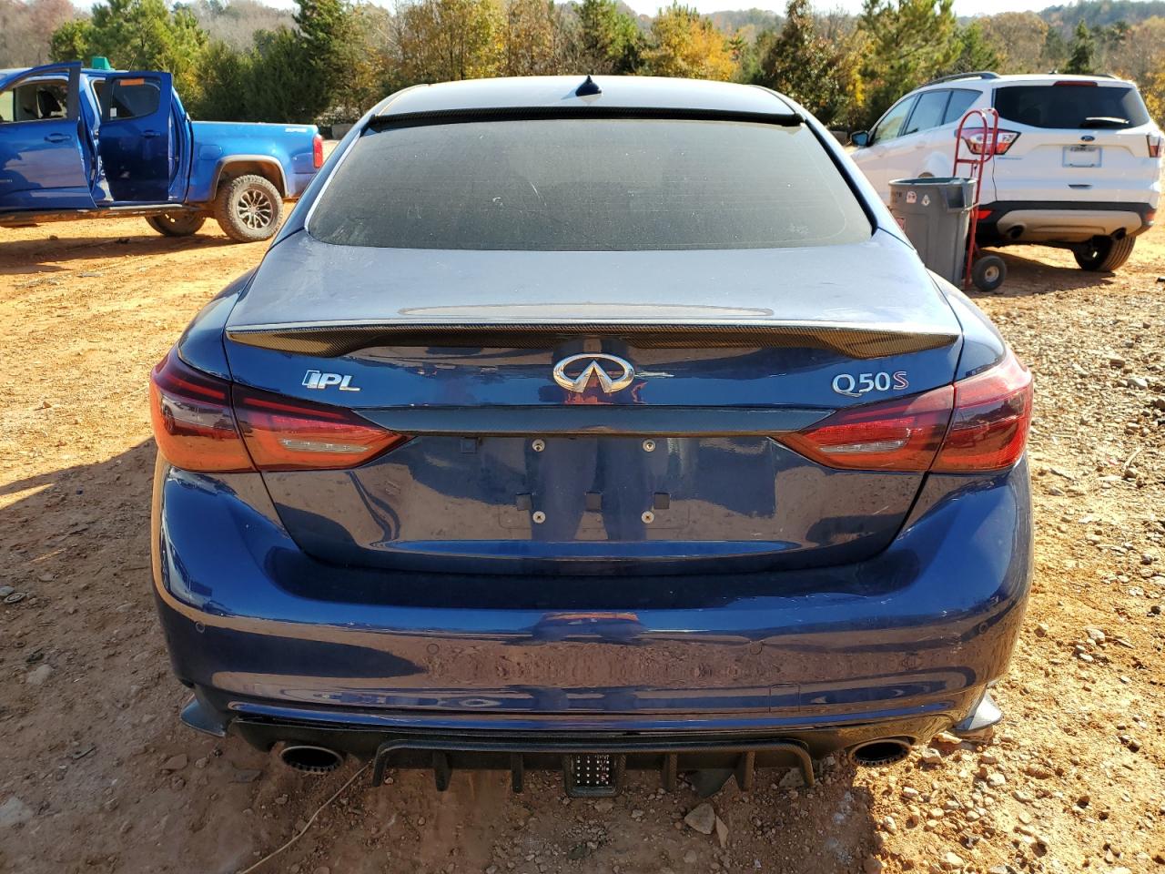 2018 Infiniti Q50 Red Sport 400 VIN: JN1FV7AP5JM460445 Lot: 92176865