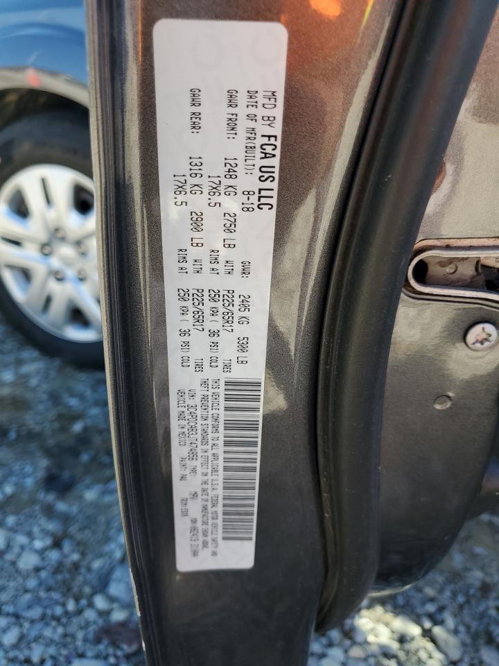 2018 Dodge Journey Se VIN: 3C4PDCAB3JT474856 Lot: 91023335