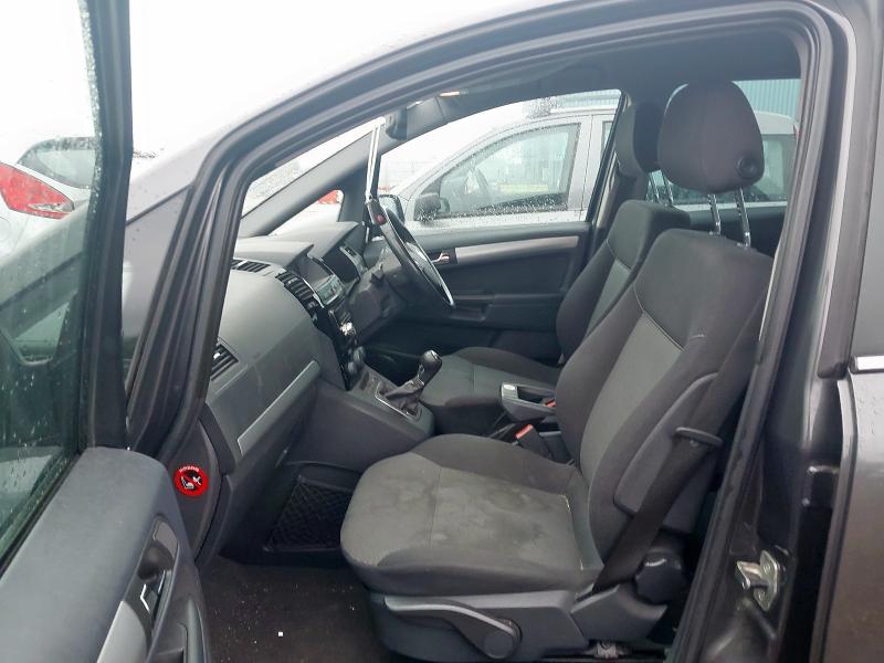 2012 VAUXHALL ZAFIRA 1.8I DESIGN 5DR