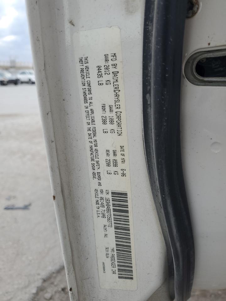 2007 Dodge Caliber Sxt VIN: 1B3HB48B27D562772 Lot: 93006535