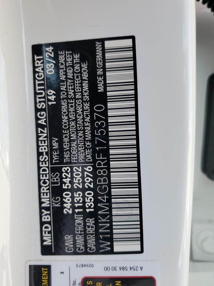 2024 Mercedes-Benz Glc 300 VIN: W1NKM4GB8RF175370 Lot: 93779055