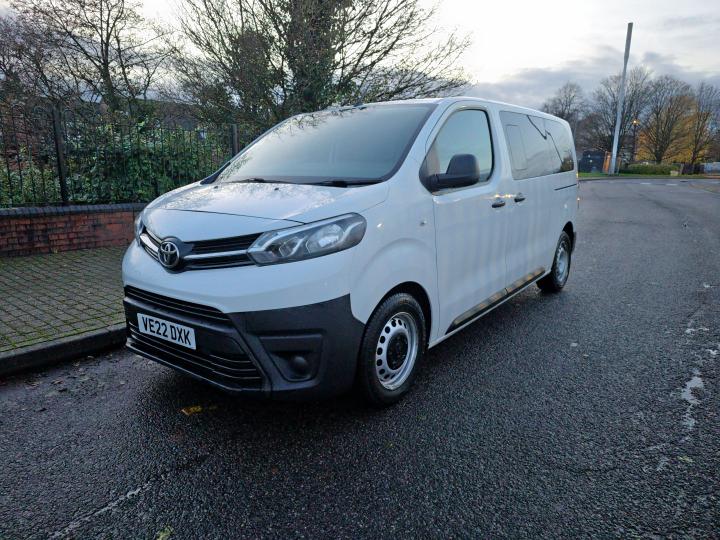 2022 TOYOTA PROACE VERSO 1.5D COMBI MEDIUM 5DR for sale at Copart WOLVERHAMPTON
