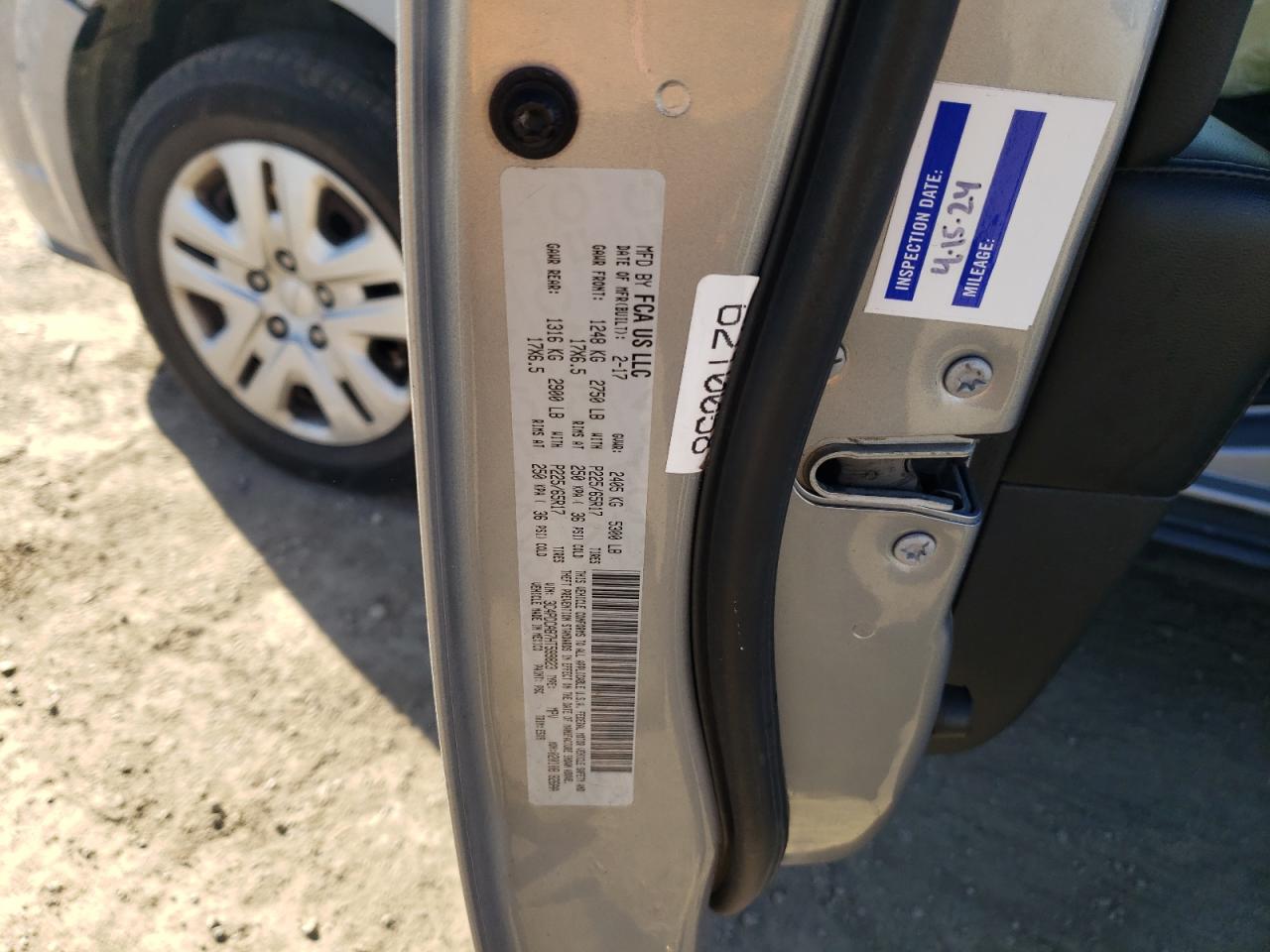 2017 Dodge Journey Se VIN: 3C4PDCAB7HT599823 Lot: 93414255