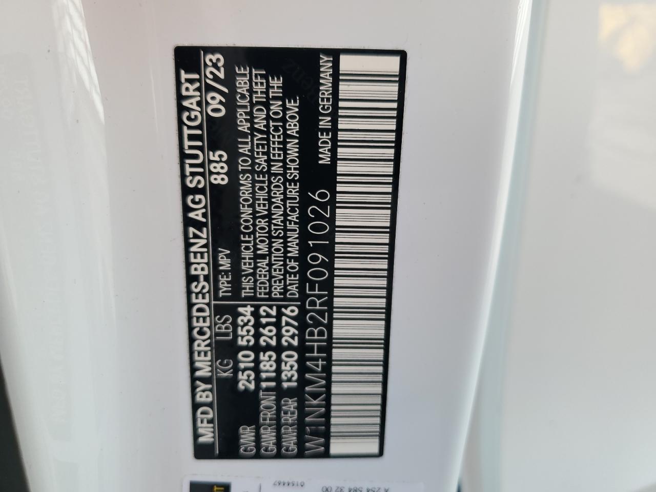 2024 Mercedes-Benz Glc 300 4Matic VIN: W1NKM4HB2RF091026 Lot: 92366805