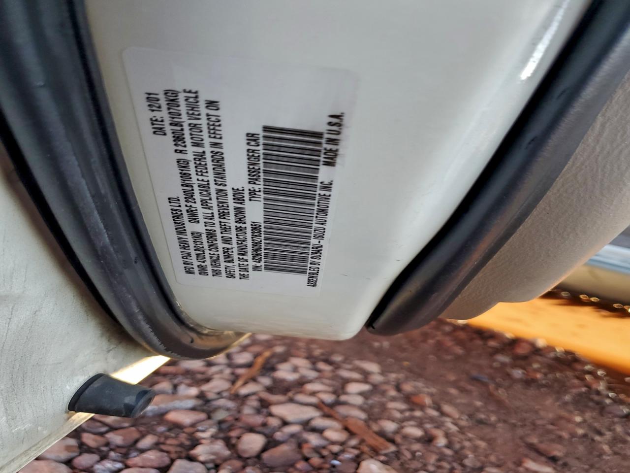 2002 Subaru Legacy Outback H6 3.0 Ll Bean VIN: 4S3BH806627633651 Lot: 93995555