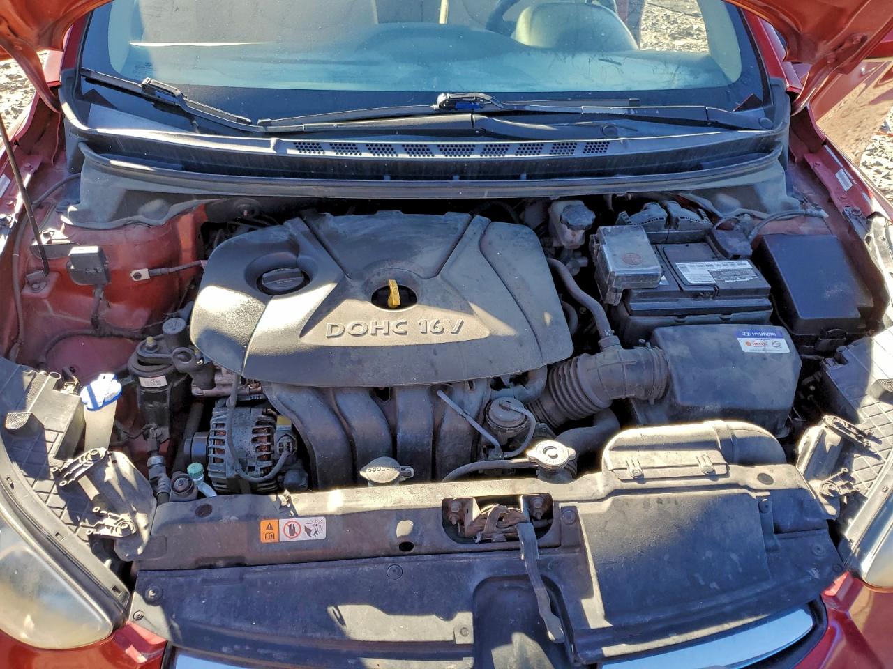 2013 Hyundai Elantra Gls VIN: KMHDH4AE6DU493091 Lot: 93783025