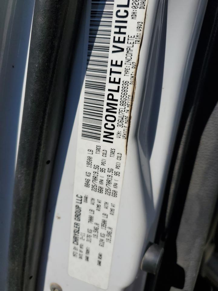 2011 Dodge Ram 5500 St VIN: 3D6WU7EL8BG568936 Lot: 87292075