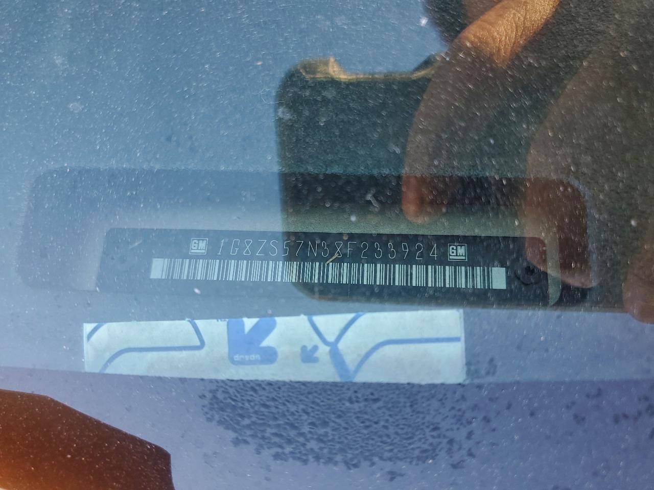 2008 Saturn Aura Xe VIN: 1G8ZS57N38F233924 Lot: 89438745