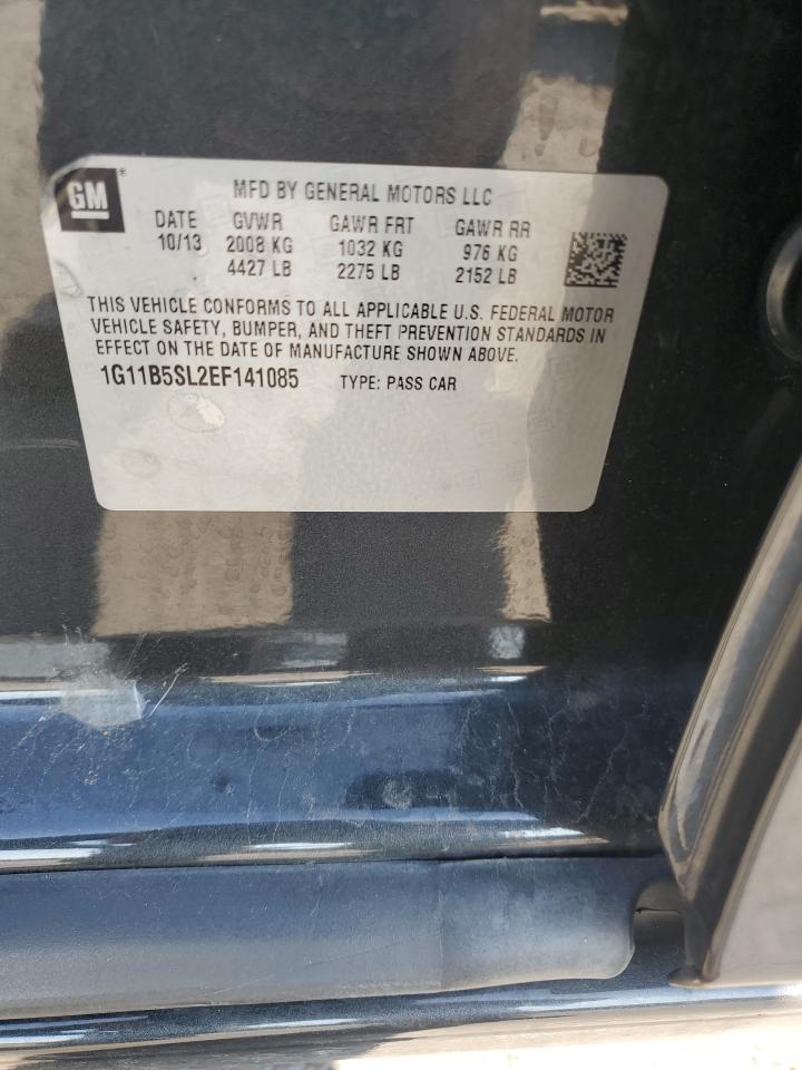 2014 Chevrolet Malibu Ls VIN: 1G11B5SL2EF141085 Lot: 91225865