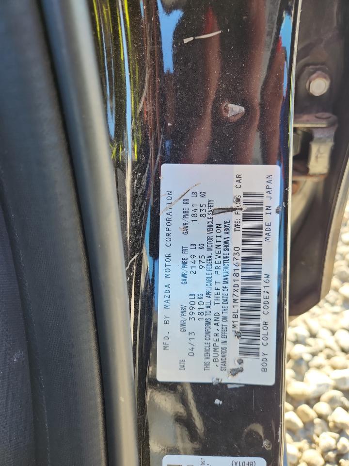 2013 Mazda 3 I VIN: JM1BL1M7XD1816730 Lot: 91772705