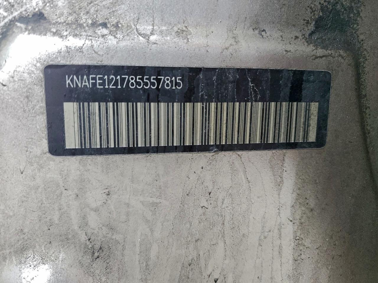 2008 Kia Spectra Ex VIN: KNAFE121785557815 Lot: 94551525