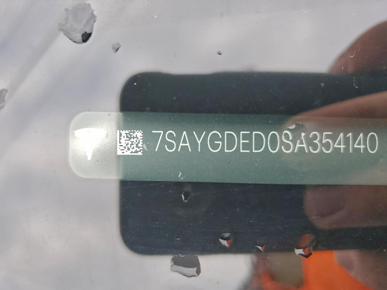 2025 Tesla Model Y VIN: 7SAYGDED0SA354140 Lot: 94127285