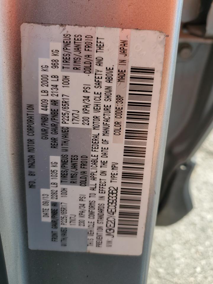 2014 Mazda Cx-5 Touring VIN: JM3KE2CY4E0393362 Lot: 92073735