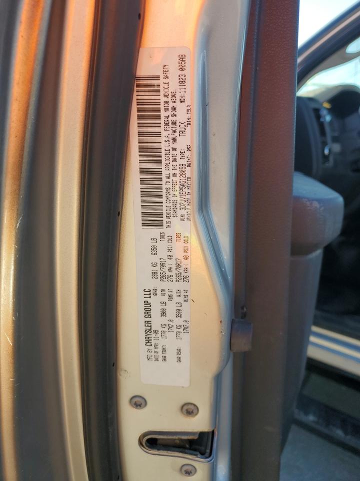 2010 Dodge Ram 1500 VIN: 3D7JV1EP5AG128058 Lot: 91123835