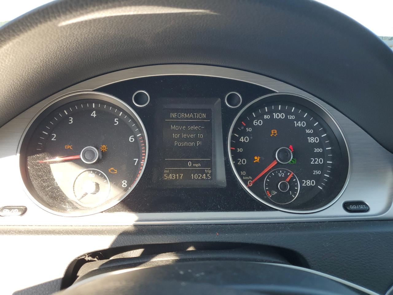 2013 Volkswagen Cc Sport VIN: WVWBN7AN6DE534996 Lot: 93405465