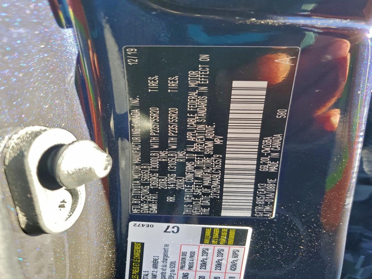 2020 Lexus Rx 350 VIN: 2T2HZMAA9LC163579 Lot: 94036825