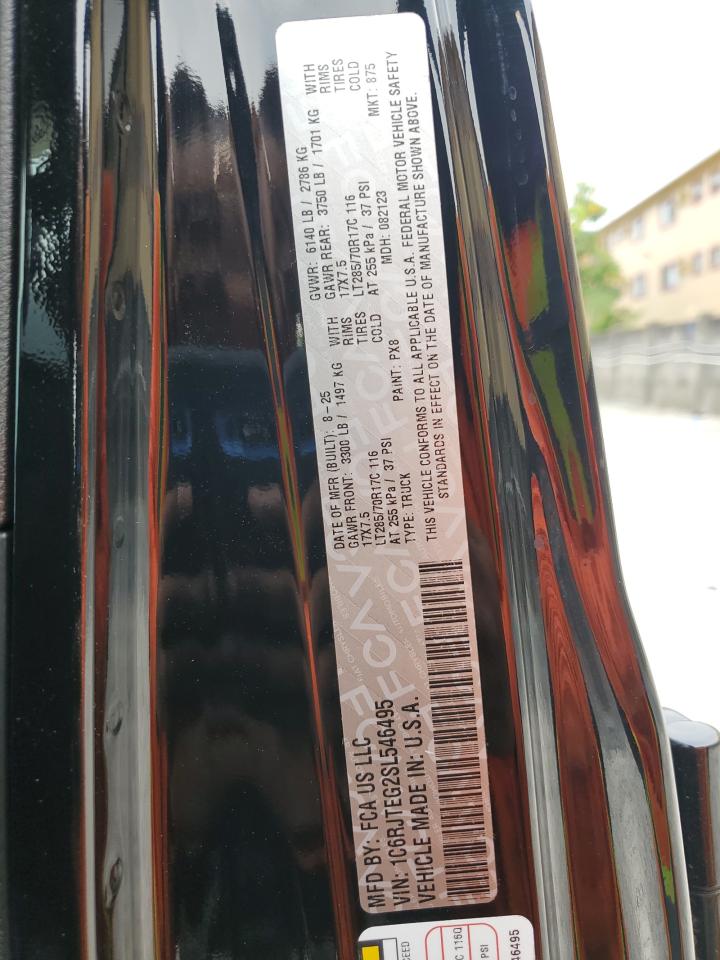 2025 Jeep Gladiator Mojave VIN: 1C6RJTEG2SL546495 Lot: 91923055