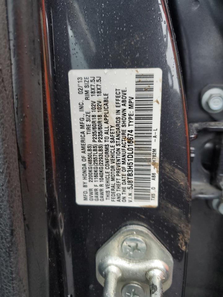 2013 Acura Rdx Technology VIN: 5J8TB3H51DL016674 Lot: 91112845